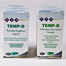 Temp D армований полімером PMMA тимчасовий цемент на основі оксиду цинку/евгенолу