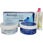 Accusil Combo Kit - гідрофільний вініл-полісилоксановий відбитковий матеріал, база + корегуюча Light Body Accusil Combo Kit - гідрофільний вініл-полісилоксановий відбитковий матеріал, база + корегуюча Light Body