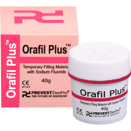 Orafil Plus - тимчасовий пломбувальний матеріал із фторидом натрію.